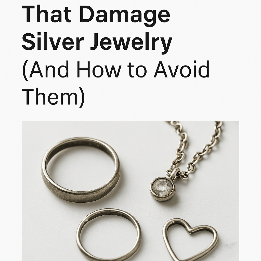 Top 5 Everyday Mistakes That Damage Silver Jewelry (And How to Avoid Them)