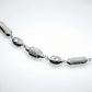 925 Sterling Silver Twisted & Hammered Bead Anklet Pair for Women