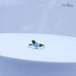 Stylish Sterling Silver Flower Toe Ring – Two Colored Leaves & Adjustable Fit