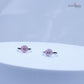 Handcrafted 925 Sterling Silver Adjustable Toe Ring – Pink Blossom Design