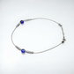 925 Sterling Silver Dual Evil Eye Anklet Pair for Women