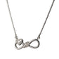 Infinity Pendant Necklace with Solitaire in 925 Sterling Silver – Eternal Sparkle