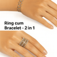 2-in-1 Convertible Ring and Bracelet
