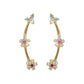 CZ Floral Bloom Ear Cuff / Bluetooth Earring – Gold Plated 925 Sterling Silver