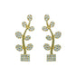 CZ Leafy Vine Ear Cuff / Bluetooth Earring – Gold Plated 925 Sterling Silver
