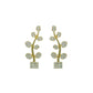 CZ Leafy Vine Ear Cuff / Bluetooth Earring – Gold Plated 925 Sterling Silver