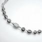 925 Sterling Silver Textured Bead Anklet Pair for Women