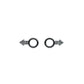 925 Sterling Silver Arrow Circle Stud Earrings
