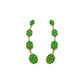 Emerald Green CZ Circle Ear Cuff / Bluetooth Earring – Gold Plated 925 Sterling Silver