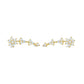 CZ Star Cluster Ear Cuff / Bluetooth Earring – Gold Plated 925 Sterling Silver